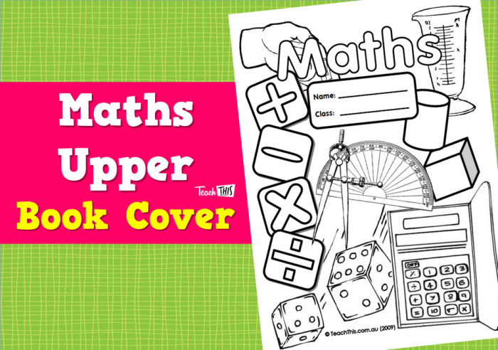 Contoh desain cover buku matematika