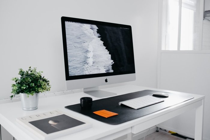 Minimalist office simple desk desks